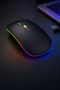 Mouse Inalámbrico Recargable Netmak – Silencioso, Ergónomico, Compatible Windows/Mac/Linux