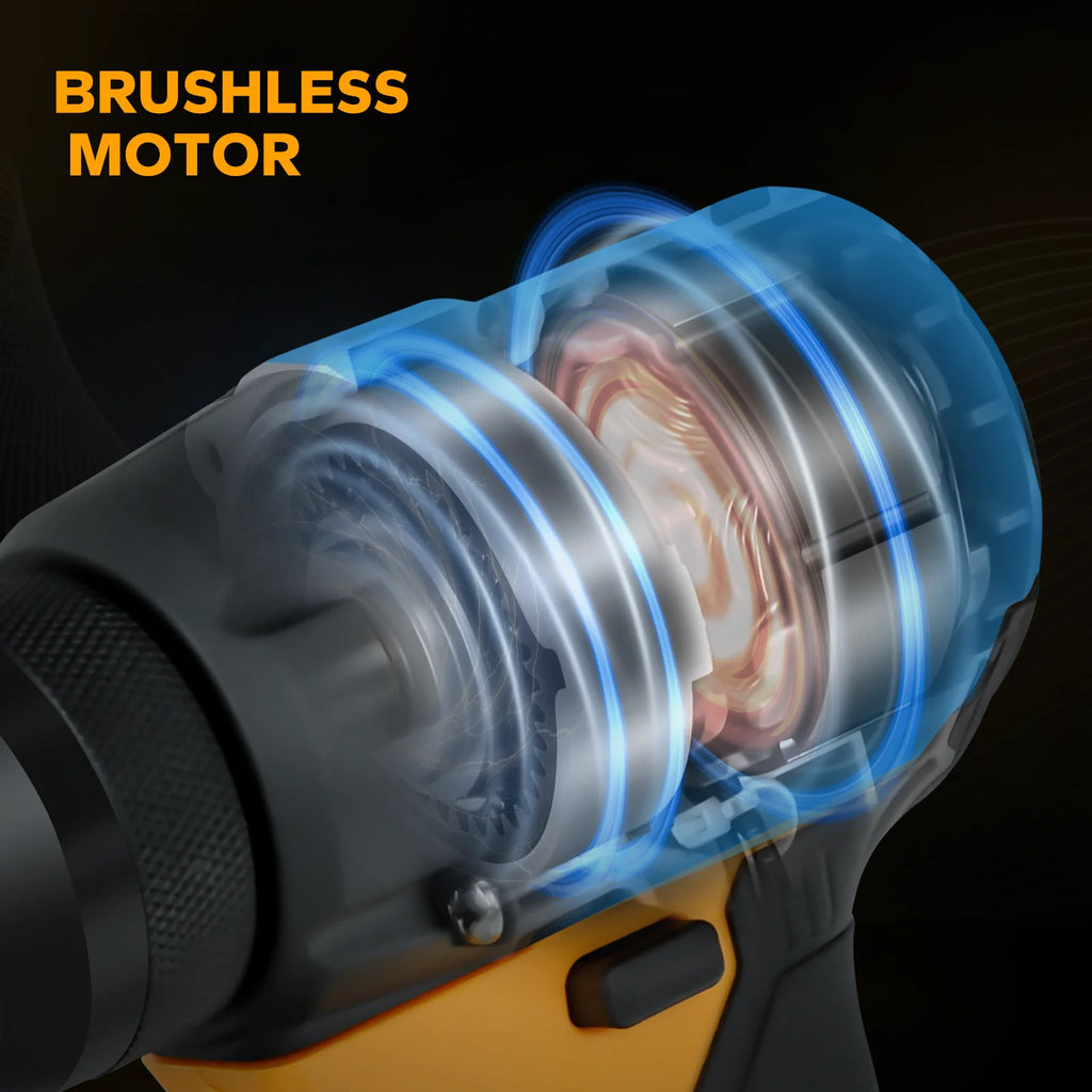 Pistola remachadora inalámbrica sin escobillas, herramienta eléctrica de inserción de taladro para Batería Dewalt de 20V, 2,4-4,8mm, sin batería