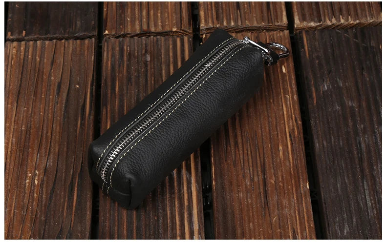 EISIPURI, bolso para llaves de cuero de vaca auténtico para hombres y mujeres, funda Kay para pequeñas empresas, joyería para mujeres, venta al por mayor, cartera con llavero