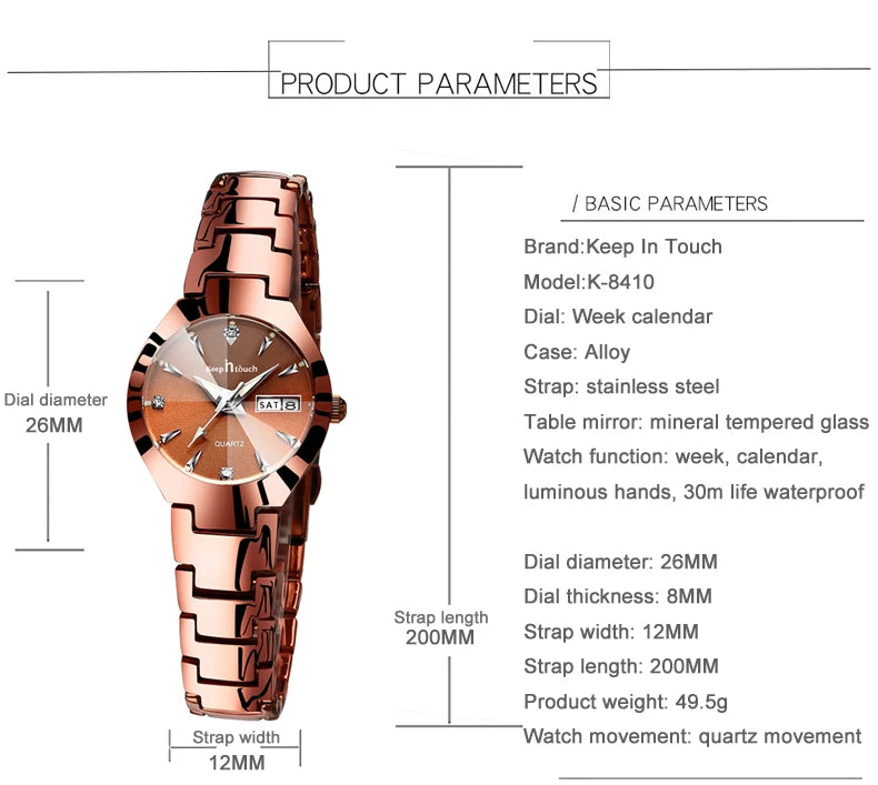Alta calidad relojes reloj de moda para mujer marca de lujo 2025 cuarzo reloj para mujer esfera pequeña calendario reloj de pulsera para mujer,reloj mujer,relojes mujer imitaciones de marcas lujo