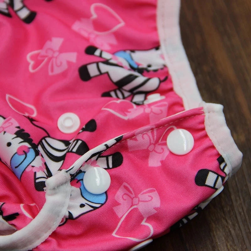 Pañales de Natación para Bebés, Impermeables, Ajustables, de Tela, Reutilizables y Lavables