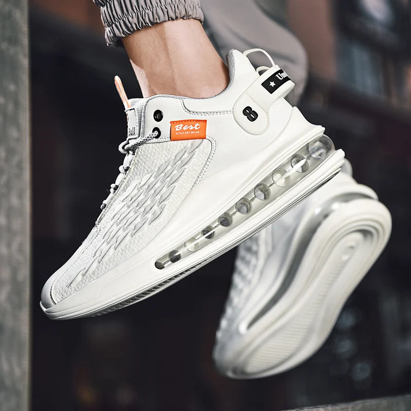 tenis masculino zapatos de hombre zapatillas hombre Zapatillas de deporte de lujo para hombre, zapatos informales de entrenamiento, mocasines blancos de moda, zapatillas de correr para hombre