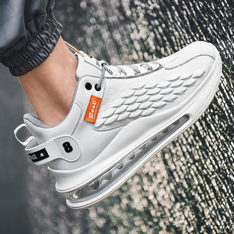 tenis masculino zapatos de hombre zapatillas hombre Zapatillas de deporte de lujo para hombre, zapatos informales de entrenamiento, mocasines blancos de moda, zapatillas de correr para hombre