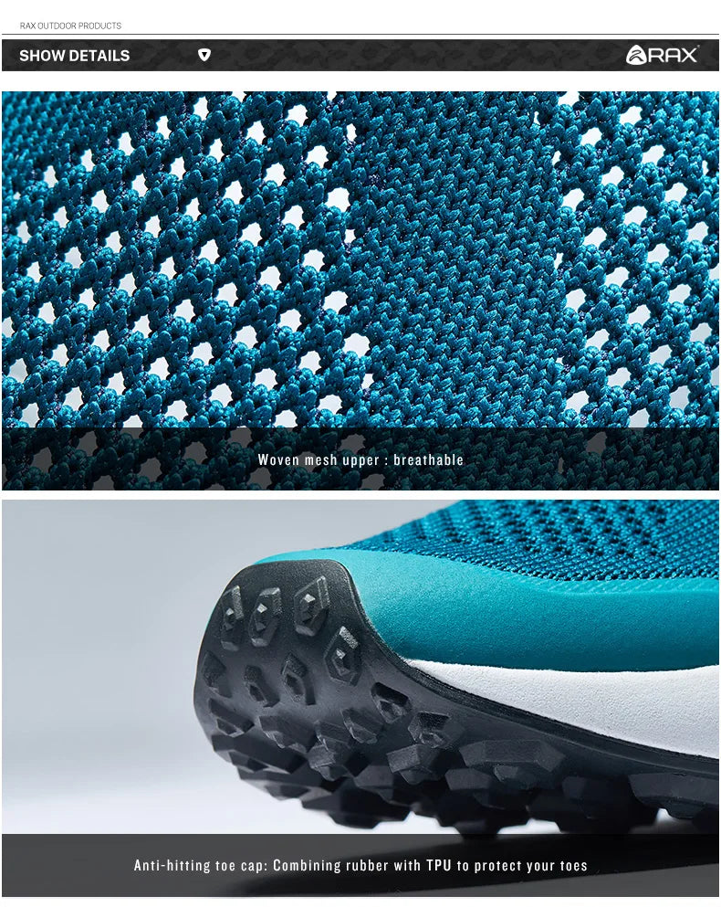 Rax, zapatillas para correr para hombre, zapatos transpirables para correr para mujer, zapatillas ligeras para hombre, zapatos de gimnasio para hombre, zapatos deportivos para exteriores, zapatos masculinos