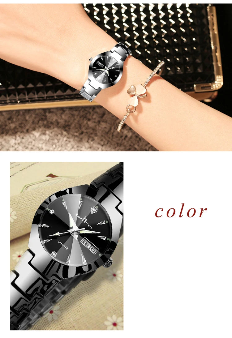 Alta calidad relojes reloj de moda para mujer marca de lujo 2025 cuarzo reloj para mujer esfera pequeña calendario reloj de pulsera para mujer,reloj mujer,relojes mujer imitaciones de marcas lujo