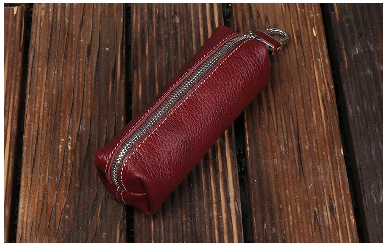 EISIPURI, bolso para llaves de cuero de vaca auténtico para hombres y mujeres, funda Kay para pequeñas empresas, joyería para mujeres, venta al por mayor, cartera con llavero