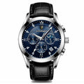 POEDAGAR-relojes para hombre, de cuero de moda, resistente al agua, parte superior luminosa, de lujo, de cuarzo, Masculino, 2021