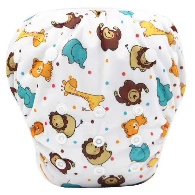 Reusable & Washable Adjustable Waterproof Cloth Baby Swim Diapers
