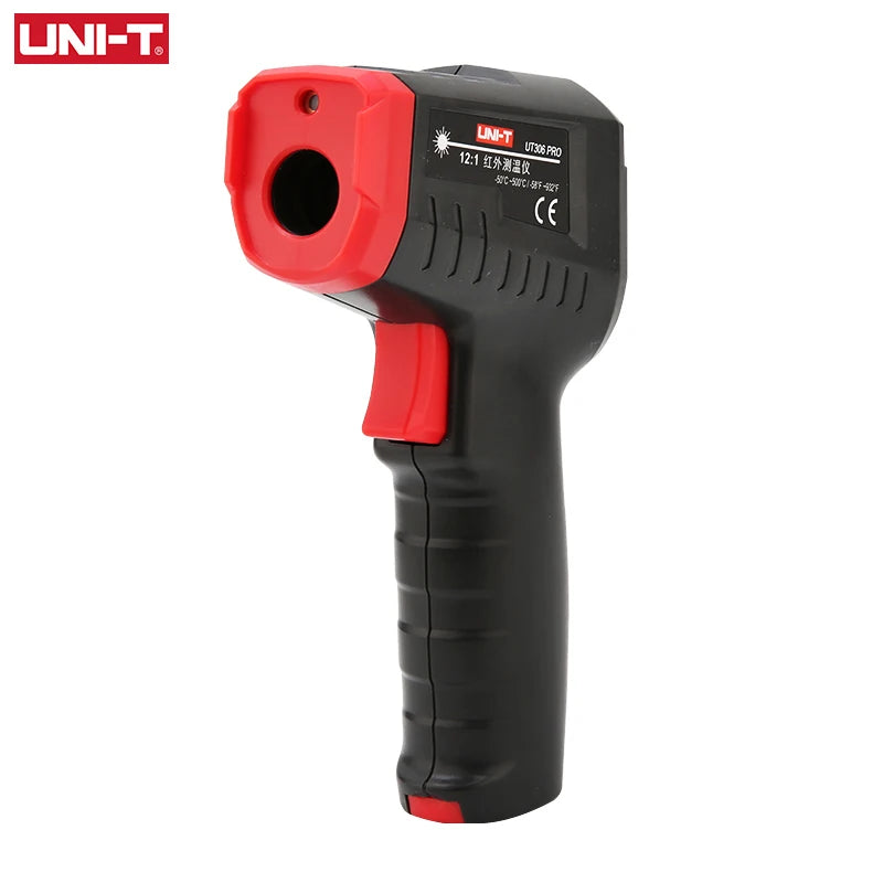 Termómetro infrarrojo Digital UNI-T UT306C medidor de pistola de temperatura láser Industrial sin contacto-50-500