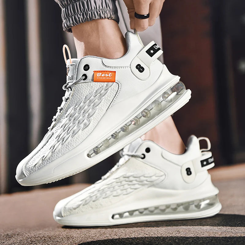 tenis masculino zapatos de hombre zapatillas hombre Zapatillas de deporte de lujo para hombre, zapatos informales de entrenamiento, mocasines blancos de moda, zapatillas de correr para hombre