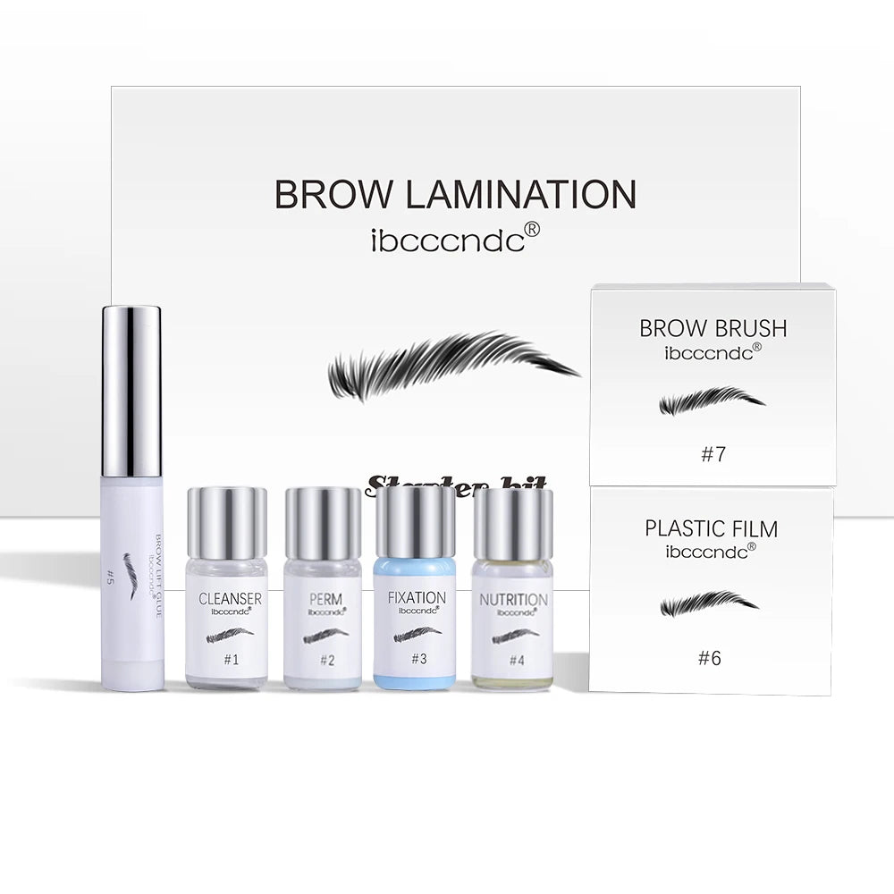 Kit de laminación de cejas, Kit de extensión de elevación de cejas semipermanente, levantador de pestañas, laminación de cejas, levantamiento de pestañas permanente, maquillaje de pestañas