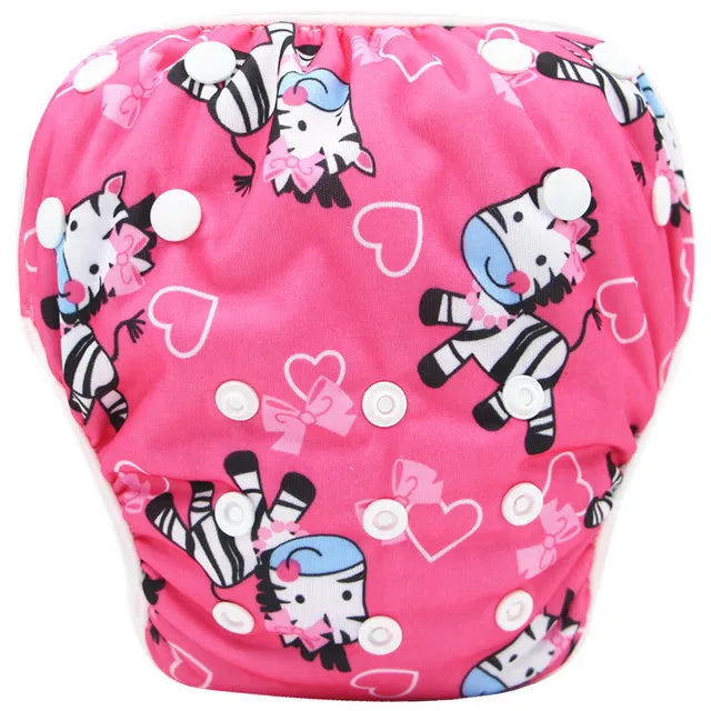 Reusable & Washable Adjustable Waterproof Cloth Baby Swim Diapers