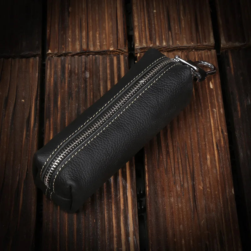 EISIPURI, bolso para llaves de cuero de vaca auténtico para hombres y mujeres, funda Kay para pequeñas empresas, joyería para mujeres, venta al por mayor, cartera con llavero