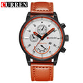 Reloj Masculino Curren de cuarzo para hombre 8217, relojes de cuero de lujo de marca superior para hombre, reloj deportivo informal a la moda, relojes de pulsera para hombre