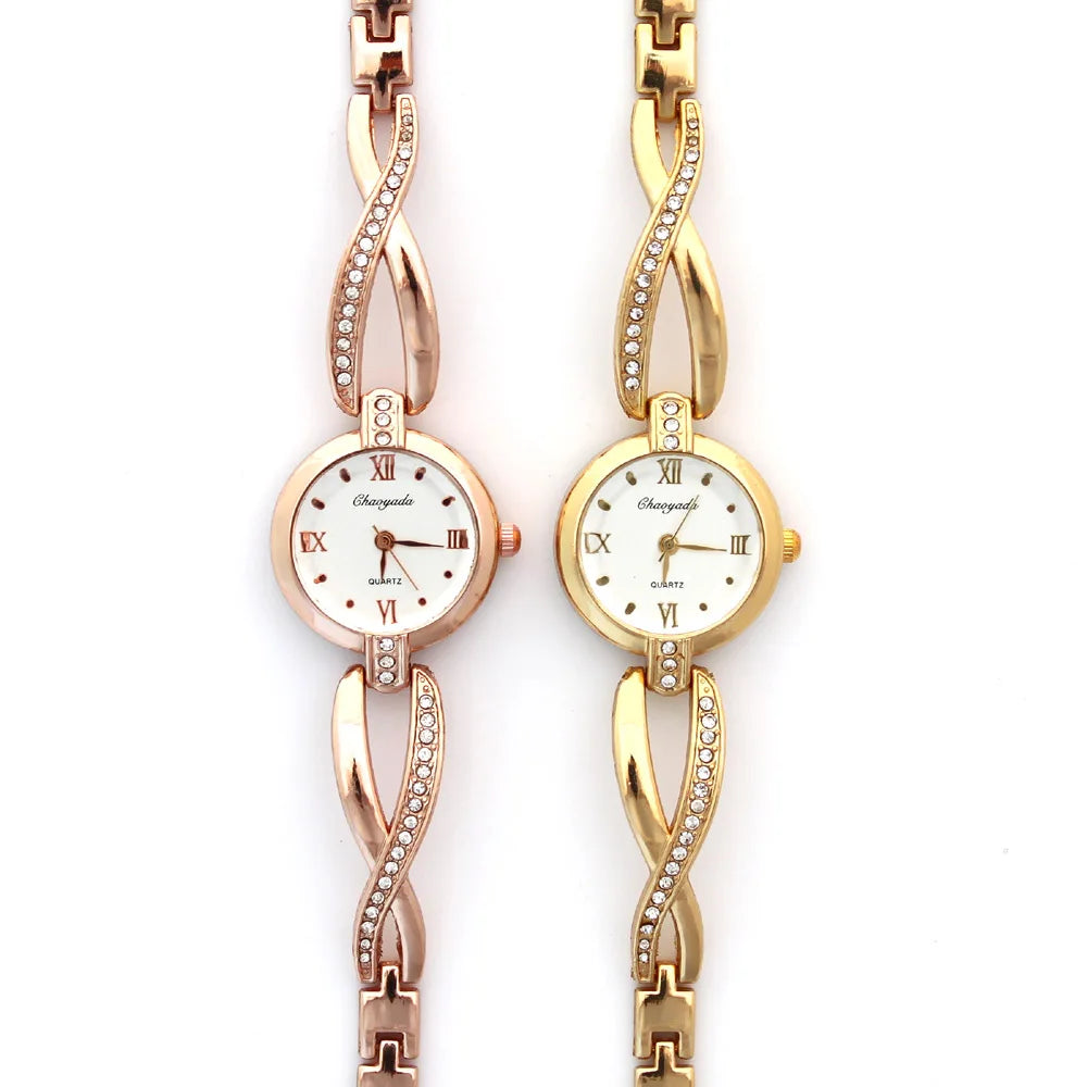 Nueva moda de lujo relojes de pulsera de cuarzo mujeres señoras reloj femenino Montre Femme Relogios Feminino reloj de pulsera regalos