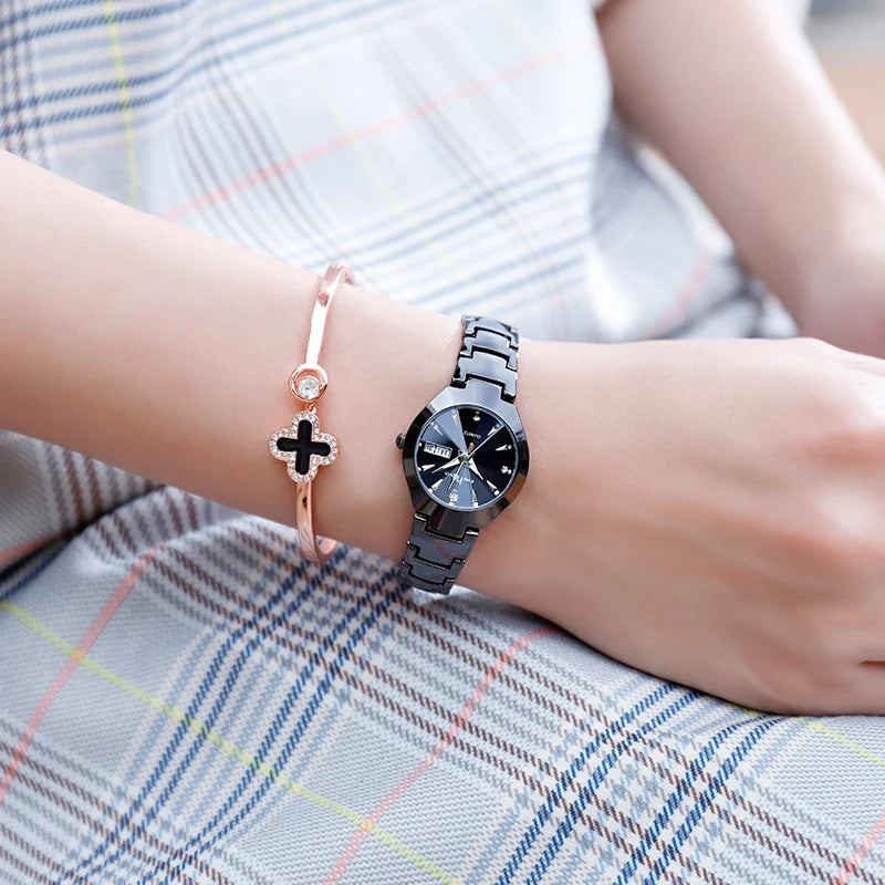 Alta calidad relojes reloj de moda para mujer marca de lujo 2025 cuarzo reloj para mujer esfera pequeña calendario reloj de pulsera para mujer,reloj mujer,relojes mujer imitaciones de marcas lujo