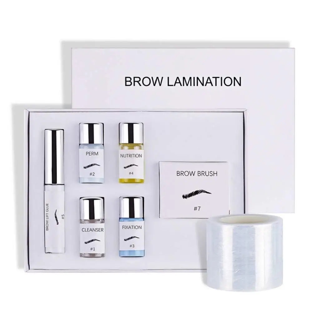 Kit de laminación de cejas, Kit de extensión de elevación de cejas semipermanente, levantador de pestañas, laminación de cejas, levantamiento de pestañas permanente, maquillaje de pestañas