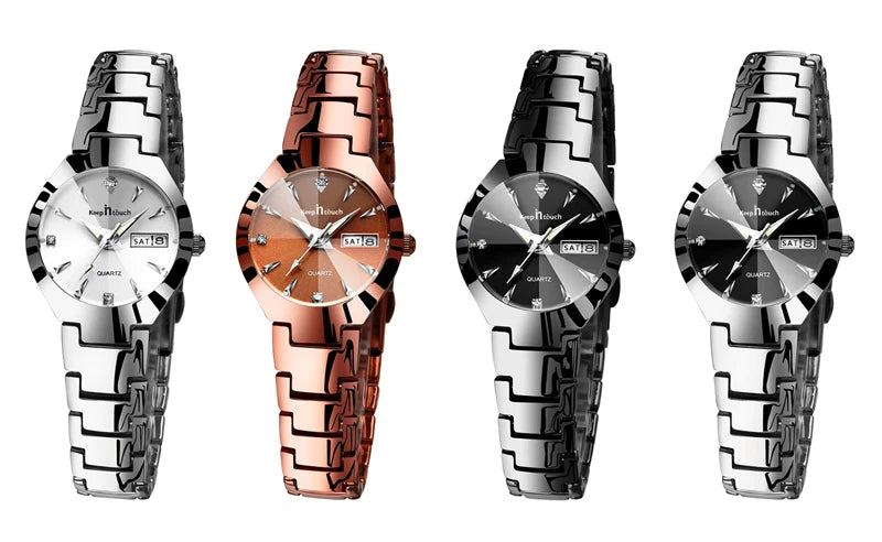 Alta calidad relojes reloj de moda para mujer marca de lujo 2025 cuarzo reloj para mujer esfera pequeña calendario reloj de pulsera para mujer,reloj mujer,relojes mujer imitaciones de marcas lujo