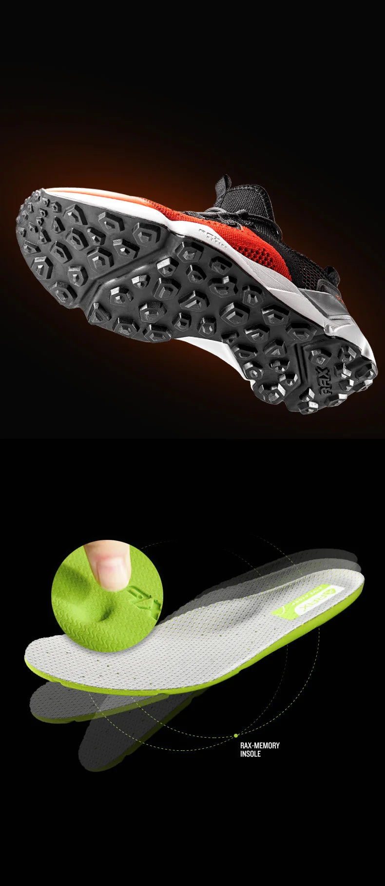 Rax, zapatillas para correr para hombre, zapatos transpirables para correr para mujer, zapatillas ligeras para hombre, zapatos de gimnasio para hombre, zapatos deportivos para exteriores, zapatos masculinos