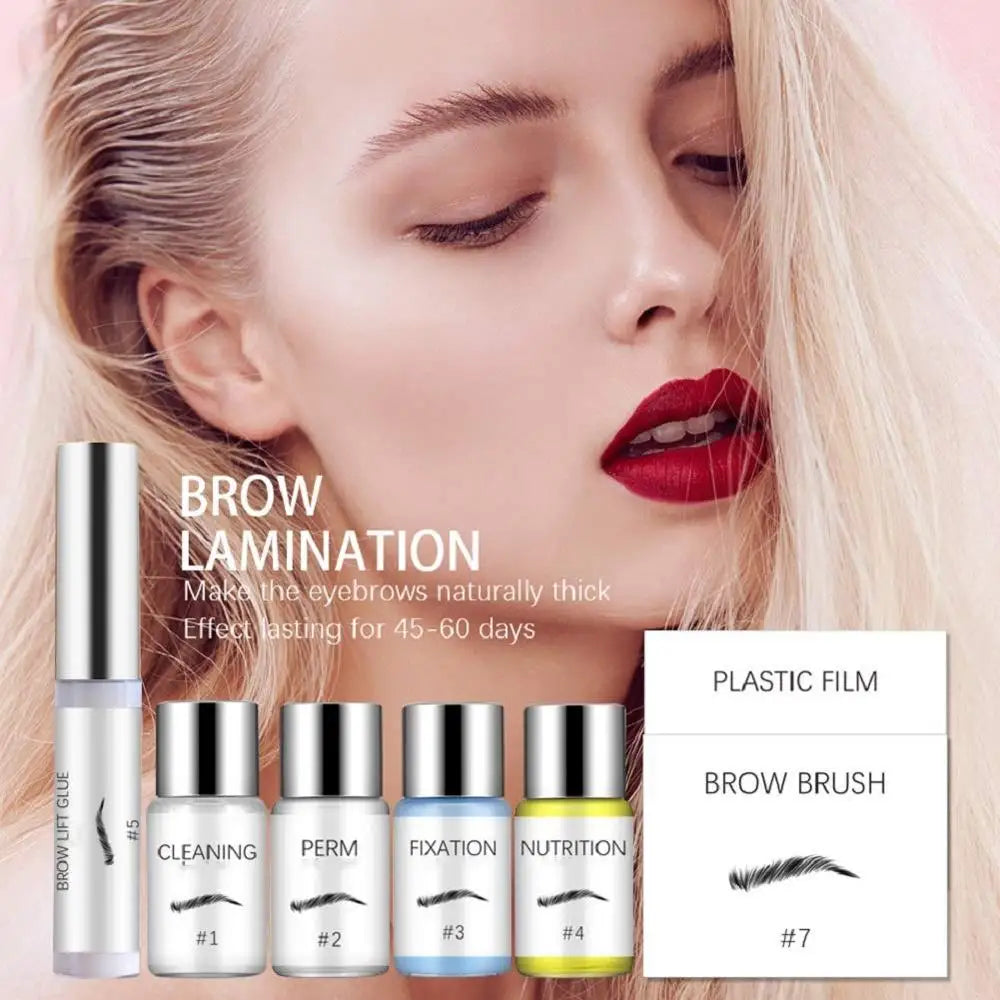 Kit de laminación de cejas, Kit de extensión de elevación de cejas semipermanente, levantador de pestañas, laminación de cejas, levantamiento de pestañas permanente, maquillaje de pestañas