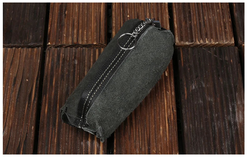 EISIPURI, bolso para llaves de cuero de vaca auténtico para hombres y mujeres, funda Kay para pequeñas empresas, joyería para mujeres, venta al por mayor, cartera con llavero