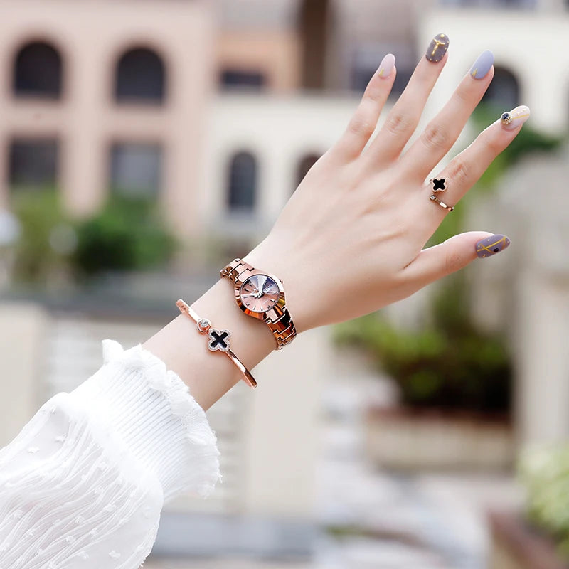 Alta calidad relojes reloj de moda para mujer marca de lujo 2025 cuarzo reloj para mujer esfera pequeña calendario reloj de pulsera para mujer,reloj mujer,relojes mujer imitaciones de marcas lujo
