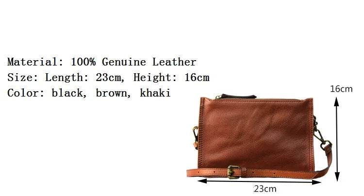 Bolso pequeño de diseñador de marca para mujer, bolsa de hombro con solapa de cuero genuino, informal, con cremallera de tres capas, cruzado