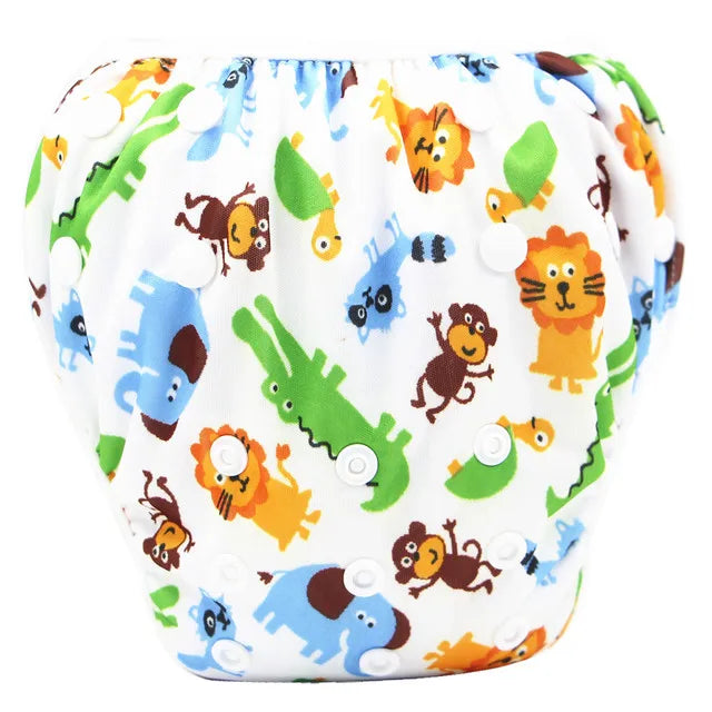Reusable & Washable Adjustable Waterproof Cloth Baby Swim Diapers