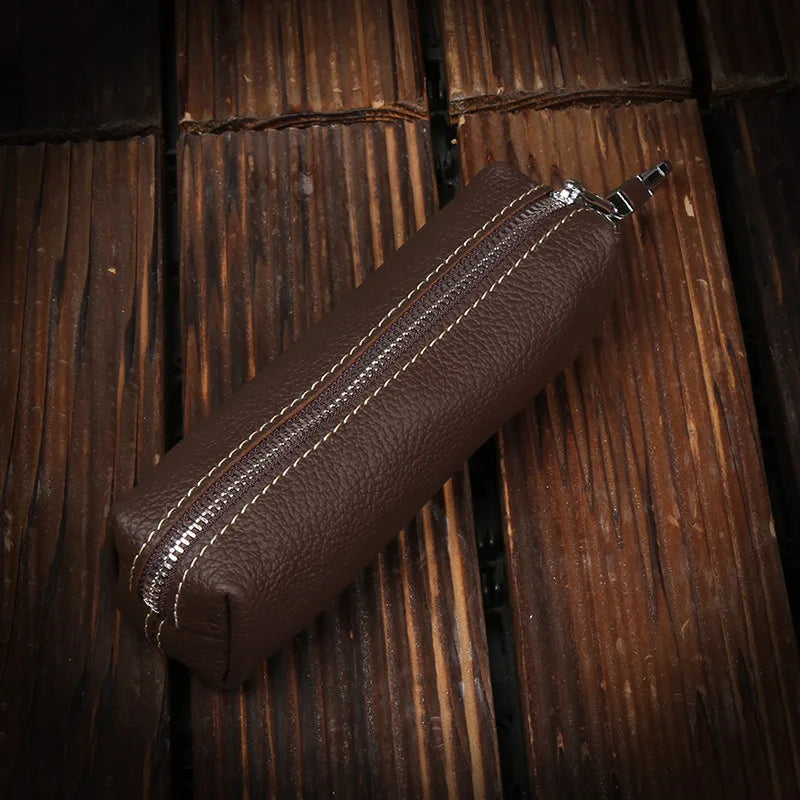 EISIPURI, bolso para llaves de cuero de vaca auténtico para hombres y mujeres, funda Kay para pequeñas empresas, joyería para mujeres, venta al por mayor, cartera con llavero