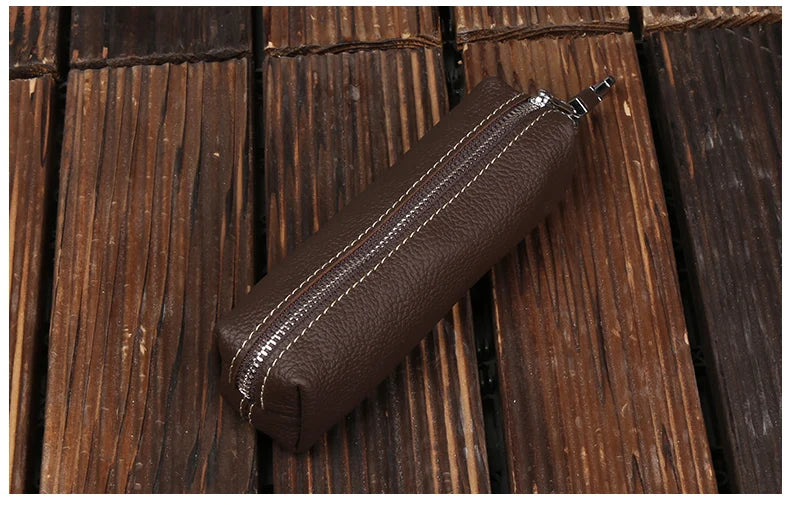 EISIPURI, bolso para llaves de cuero de vaca auténtico para hombres y mujeres, funda Kay para pequeñas empresas, joyería para mujeres, venta al por mayor, cartera con llavero