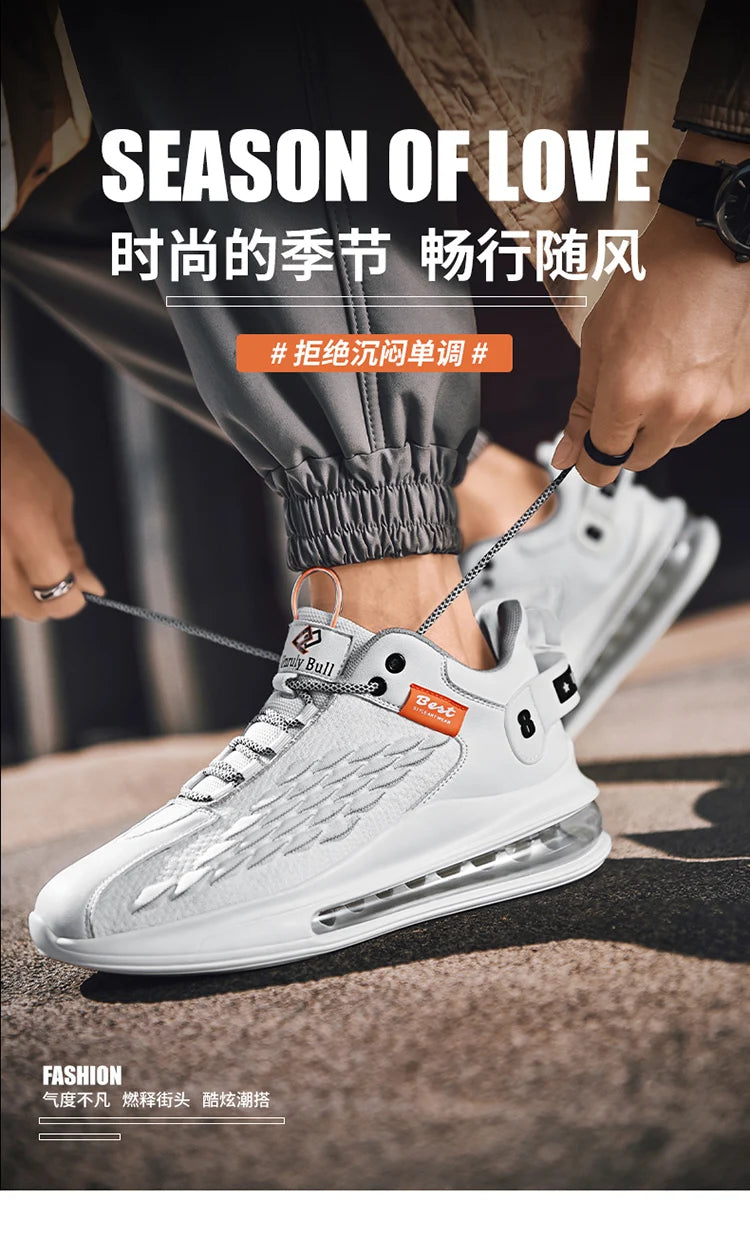 tenis masculino zapatos de hombre zapatillas hombre Zapatillas de deporte de lujo para hombre, zapatos informales de entrenamiento, mocasines blancos de moda, zapatillas de correr para hombre