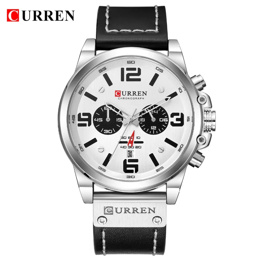 Fashion Chronograph Watch Men CURREN Luxury Brand Waterproof Sport Wrist Men's Watches Casual Wristwatch Male Clock Reloj Hombre