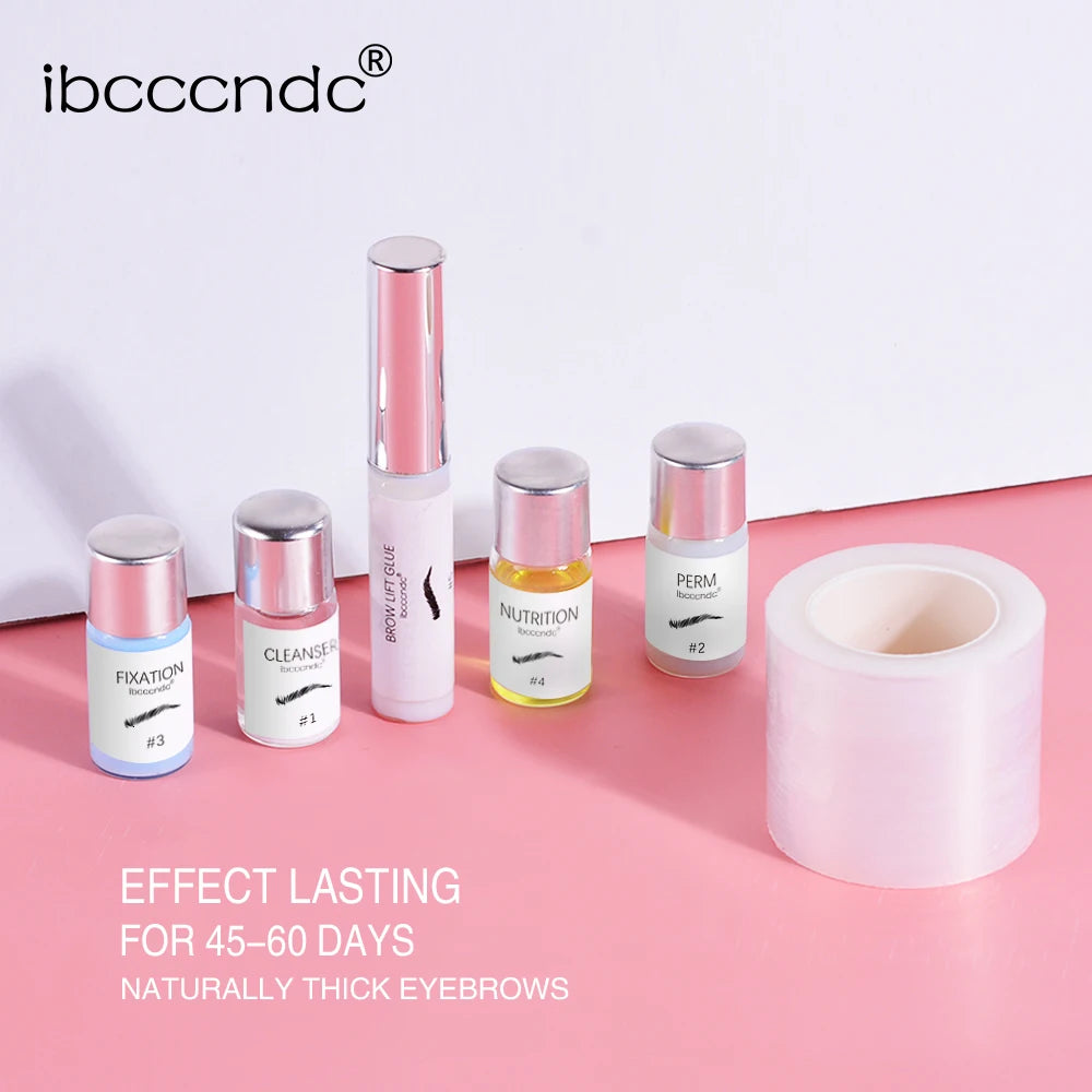 Kit de laminación de cejas, Kit de extensión de elevación de cejas semipermanente, levantador de pestañas, laminación de cejas, levantamiento de pestañas permanente, maquillaje de pestañas
