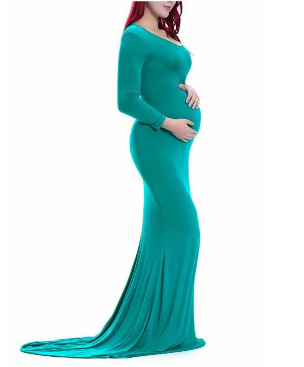 Sexy Maternity Dresses for Pregnant Women, Photography Props, Off Shoulder, Long Nursing Dress, Maternity Dresses for Photoshoot