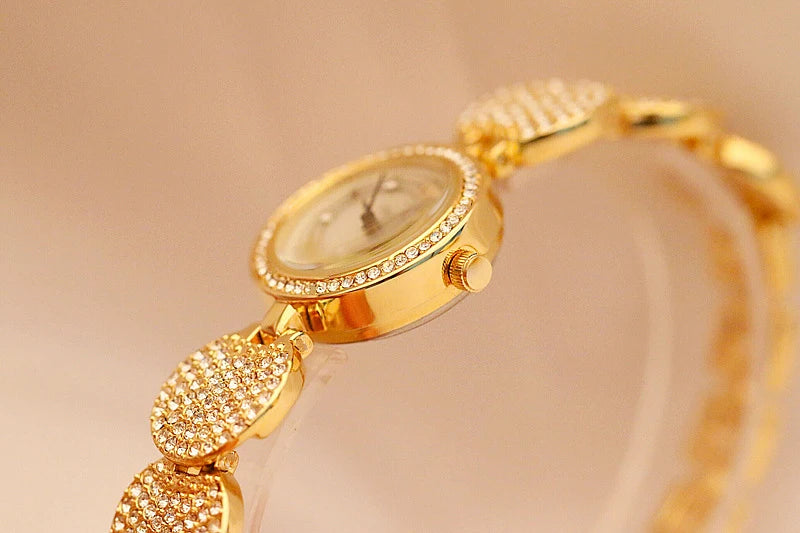 Relojes de diamantes de lujo para mujer, reloj de pulsera femenino, reloj de pulsera elegante, reloj de lujo para mujer