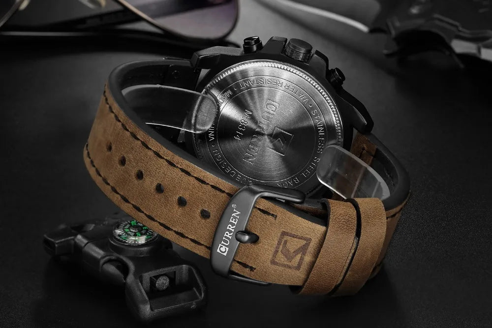 Fashion Chronograph Watch Men CURREN Luxury Brand Waterproof Sport Wrist Men's Watches Casual Wristwatch Male Clock Reloj Hombre