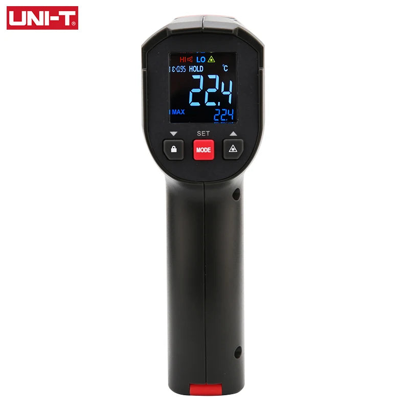 Termómetro infrarrojo Digital UNI-T UT306C medidor de pistola de temperatura láser Industrial sin contacto-50-500