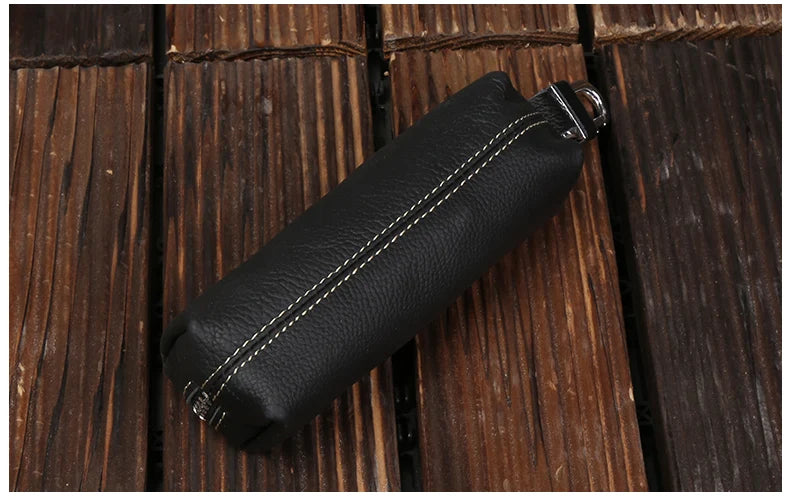 EISIPURI, bolso para llaves de cuero de vaca auténtico para hombres y mujeres, funda Kay para pequeñas empresas, joyería para mujeres, venta al por mayor, cartera con llavero