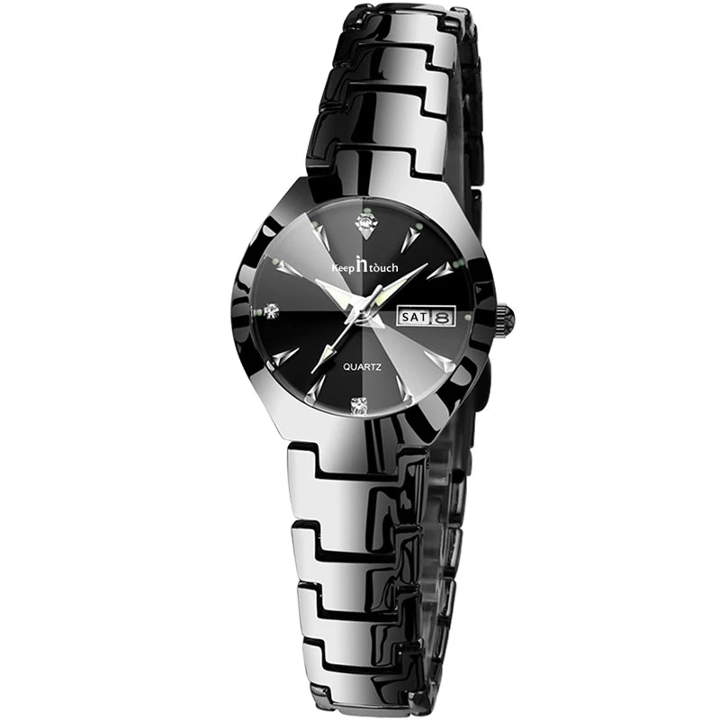 Alta calidad relojes reloj de moda para mujer marca de lujo 2025 cuarzo reloj para mujer esfera pequeña calendario reloj de pulsera para mujer,reloj mujer,relojes mujer imitaciones de marcas lujo