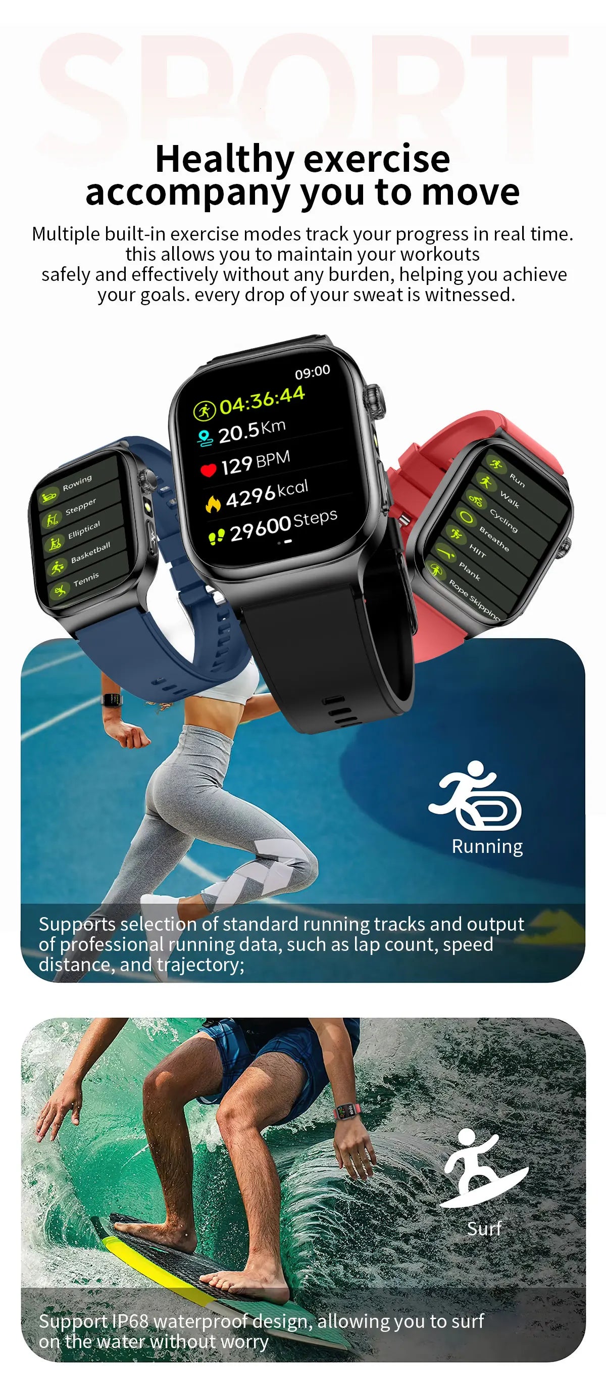 Nuevo Reloj Inteligente de Salud Nivel Hospitalario 2026 con Medición de Grasa Corporal, ECG, Oxígeno en Sangre, Presión Arterial, Pantalla AMOLED HD, Llamadas y Funciones Deportivas para Hombre