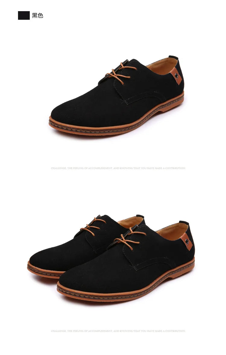 Zapatos de Cuero Nuevos 2026 para Hombre, Zapatos Oxford de Lujo para Hombre, Zapatos Casuales de Negocios de Cuero de Gamuza de Alta Calidad, Zapatos de Hombre