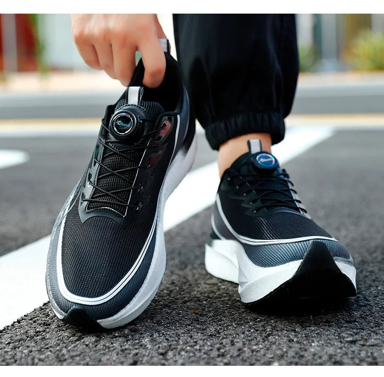 Zapatillas para Correr Profesionales con Placa de Carbono para Fitness, Maratón, Deportivas Ligeras para Hombre, Cómodas y Antideslizantes para Mujer