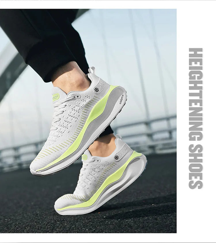 Nuevos zapatos para correr para hombre, zapatos deportivos informales de lujo, zapatos para correr, cómodos para caminar, zapatillas de moda, ligeras y transpirables