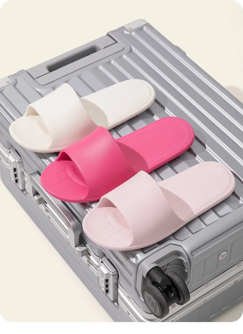 Zapatillas cómodas de EVA, zapatillas de interior de viaje fáciles de plegar, cómodas zapatillas informales ligeras