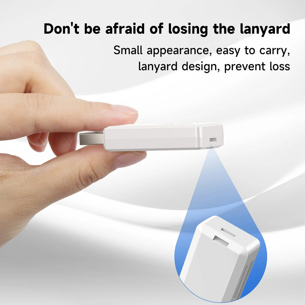 4-in-1 USB 3.0 Card Reader – High Speed TF/SD/Micro SD Adapter for PC & Laptop