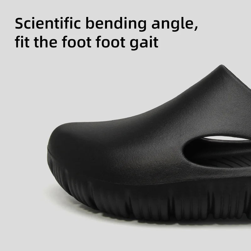 Nuevas Pantuflas de Verano EVA Frescas para el Hogar, Antideslizantes, Modernas y Versátiles, Pantuflas Baotou para Parejas, para Hombre