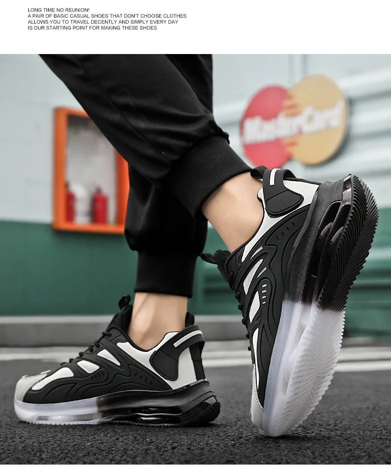 Zapatillas De deporte para hombre, zapatos De malla para caminar para hombre, zapatos De tenis con cordones para aumentar la altura, zapatos duraderos para hombre, Zapatillas De Deporte De alta calidad