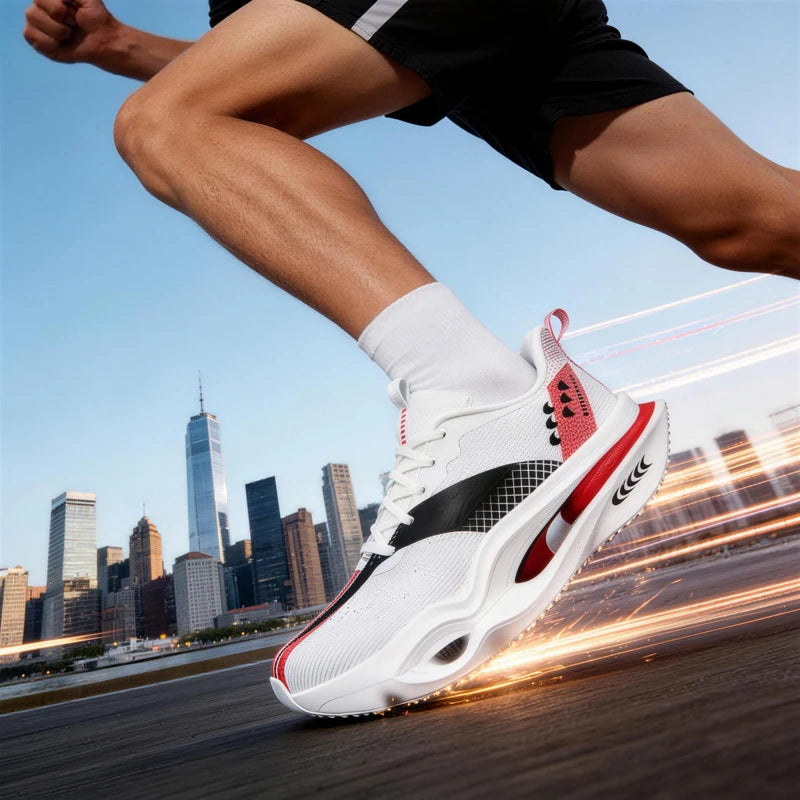 Zapatillas de Running de Alto Rendimiento para Hombre, con Placa de Carbono, Ligeras, Transpirables, con Amortiguación, para Todo Tipo de Terreno, Entrenamiento de Larga Distancia