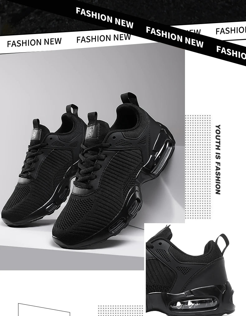 Zapatillas deportivas antideslizantes para hombre y mujer, zapatos informales transpirables, ligeros y cómodos para caminar y Maratón