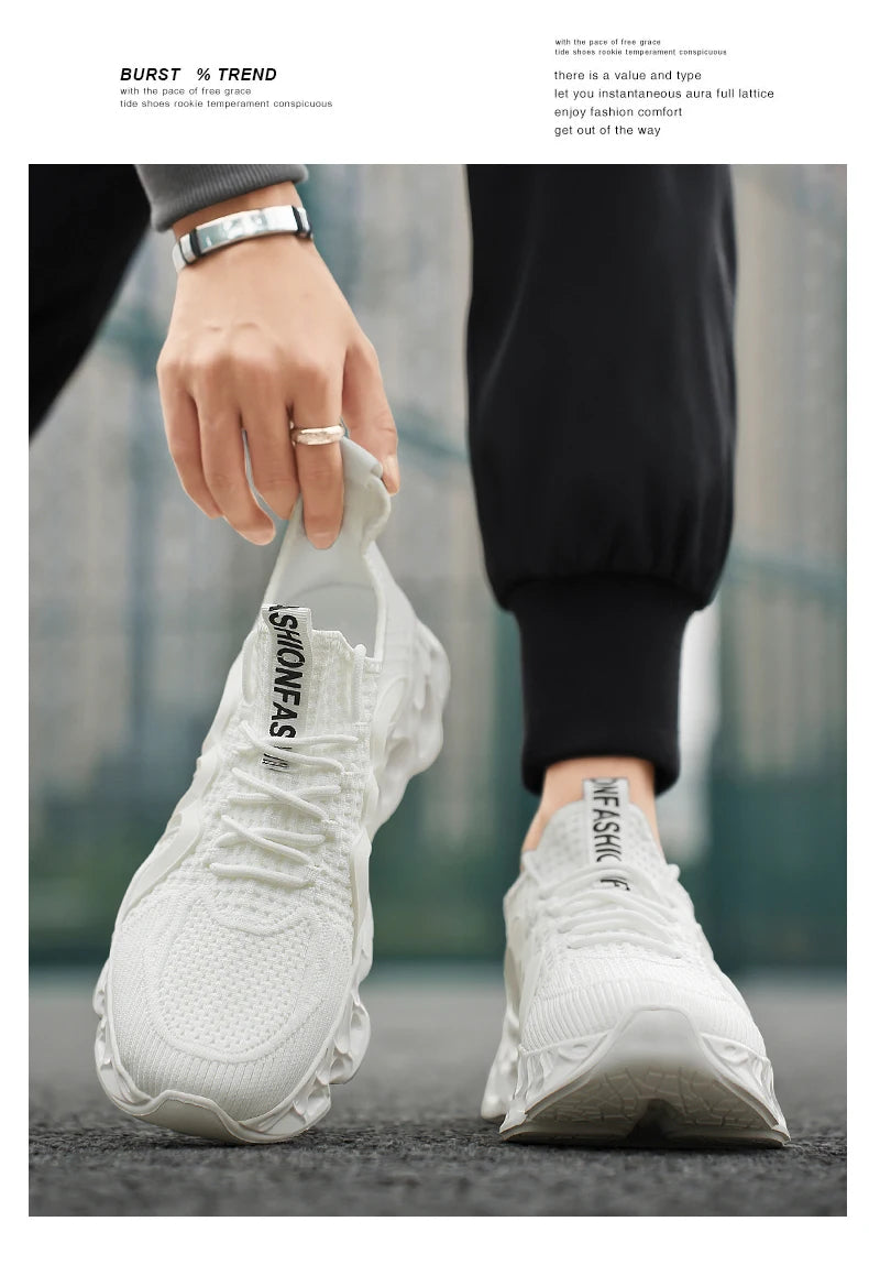 Zapatos de hombre, zapatillas de deporte informales para hombre, tenis, zapatos de lujo, zapatos de entrenamiento para carreras, zapatos transpirables, mocasines de moda, zapatos para correr para hombre